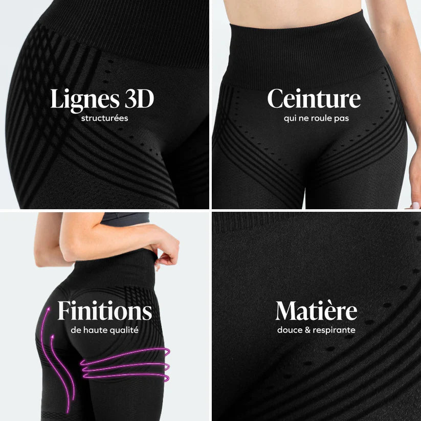Legging 3D Keralis — Lisse et Sculpte